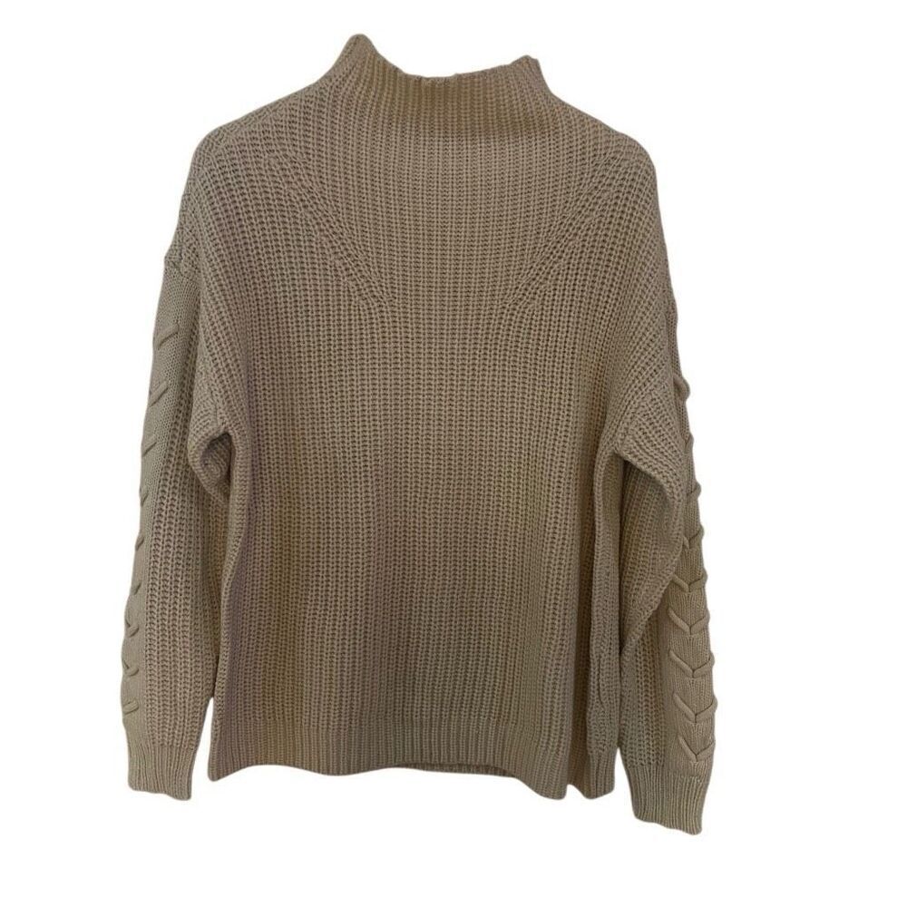 Vero Moda Women’s Medium Cowl Neck Sweater | Cream with Side Ties